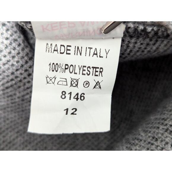 BOOHOO! OVERSIZED, DECONSTRUCTED VOGUE CHIC ASH GRAY OPEN FRONT COAT! SZ 8 - Picture 7 of 8